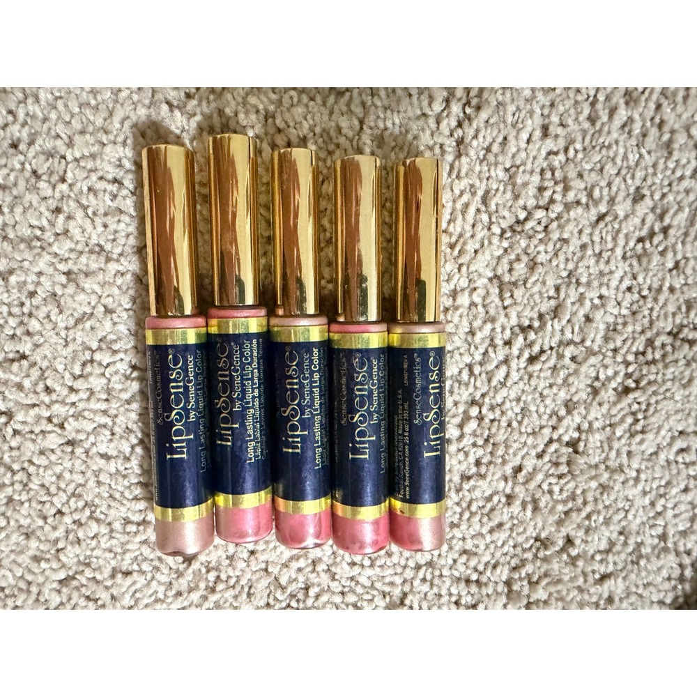 SeneGence LipSense Mauve Ice Long Lasting Liquid Lip Color 5 Tubes New Sealed
